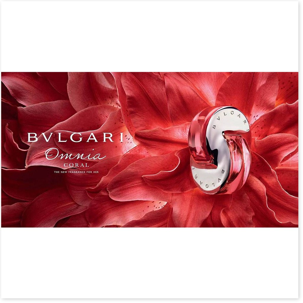 [Voucher giảm giá cho khách sỉ mỹ phẩm chính hãng] Bộ Nước Hoa Bvlgari Omnina Coral Phiên Bản Mùa Xuân 15ml-65ml Kèm Túi