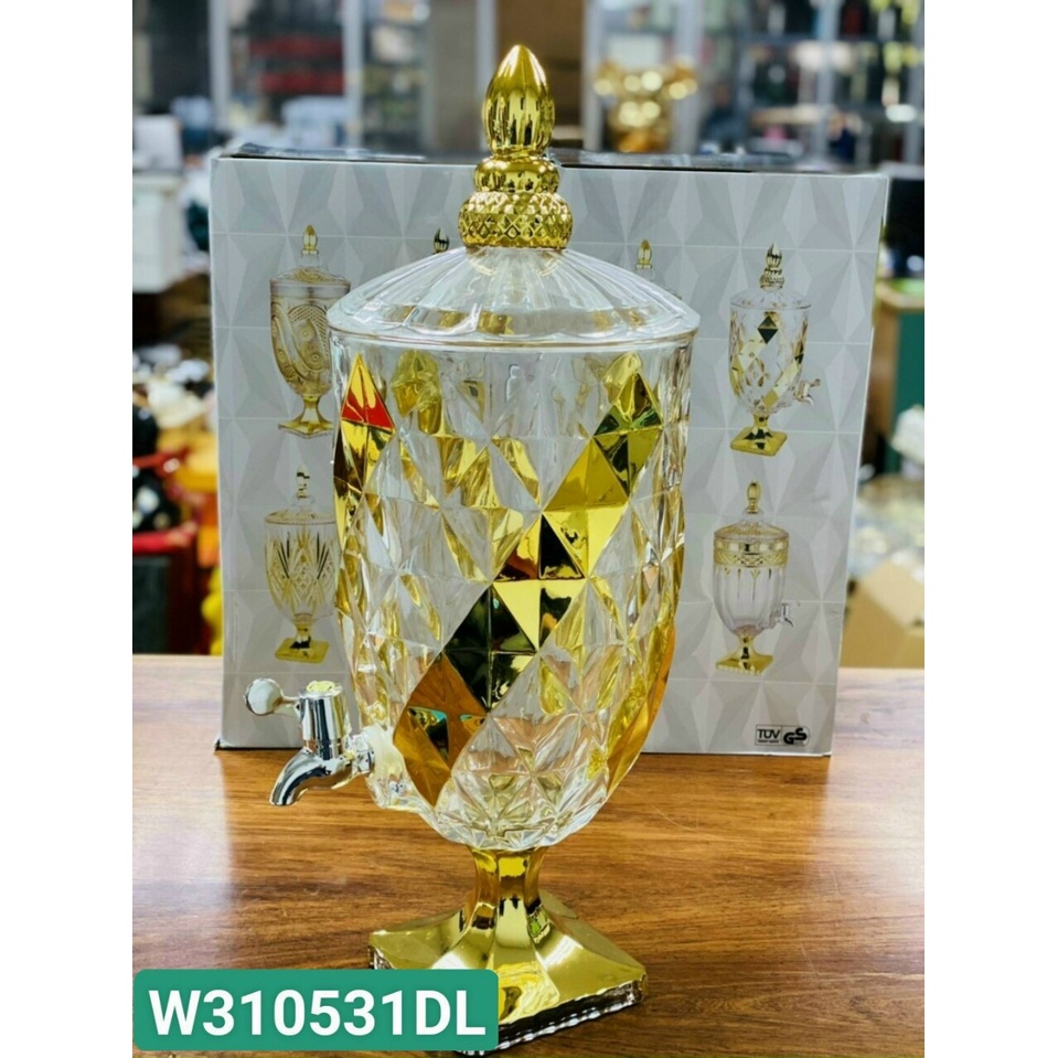 Bình thuỷ tinh đựng r ư ợ u, nước hoa quả, mẫu đẹp hiện đại