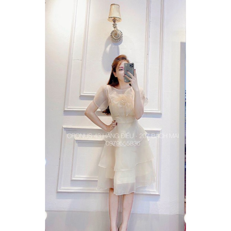 váy hoa ngực V260 kèm ảnh thật | BigBuy360 - bigbuy360.vn