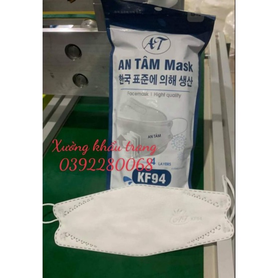 combo 10 chiếc khẩu trang 4 lớp KF94 chống bụi và kháng khuẩn