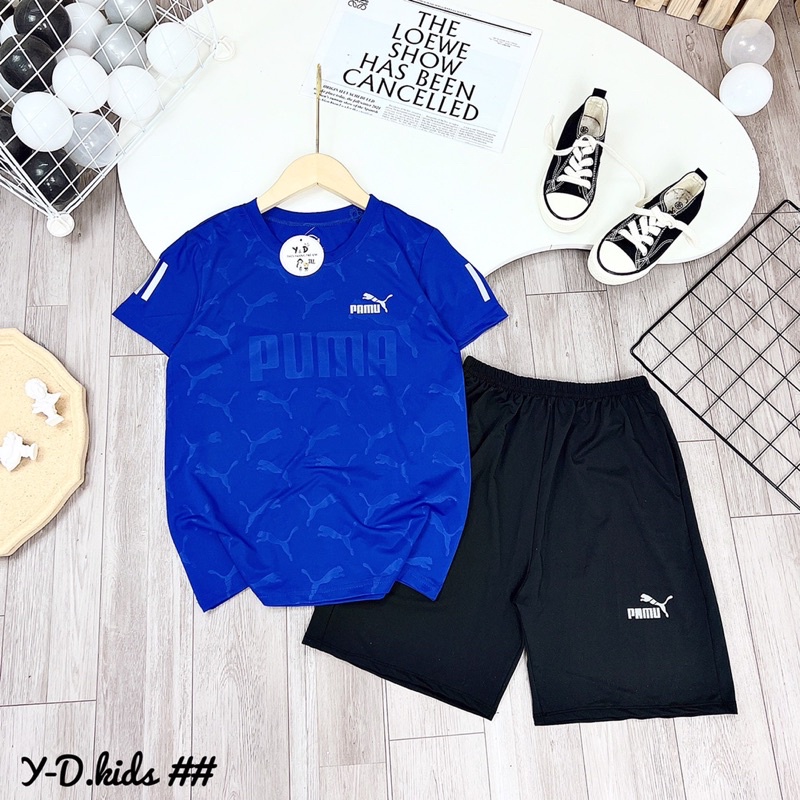 size 30-40kg bộ thể thao PUM đại cồ cho bé trai - bttpdc
