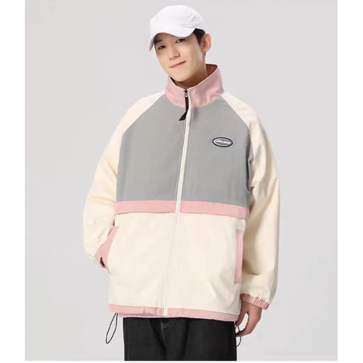 Áo Khoác Nam Nữ DTRAW Cổ Đúng Vải Dù 2 lớp Thiết Kế Phối Màu Chống Tia UV Cực Tốt  CADO FASHION