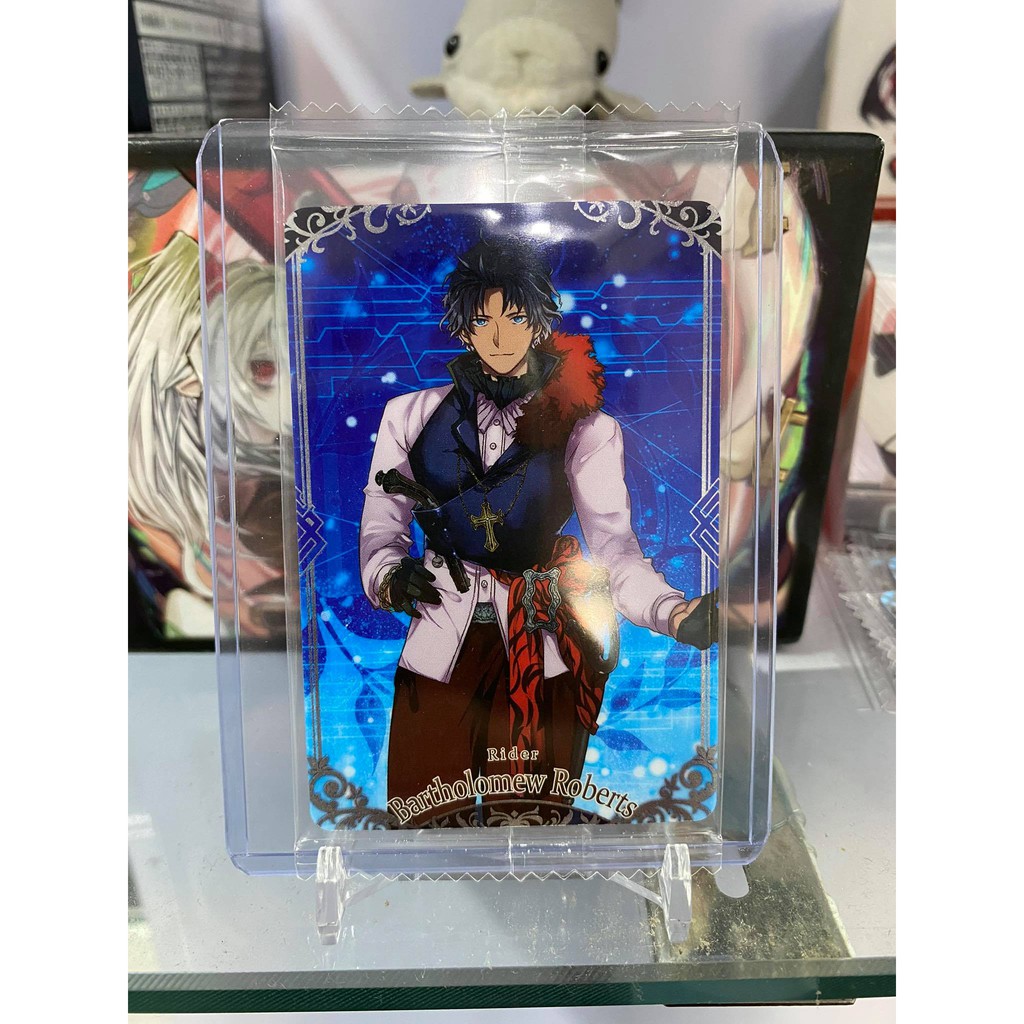 [ Dưa Hấu Yugioh ] Thẻ bài bánh xốp Fate Grand Order FGO Bartholomew Roberts - Normal - Tặng bọc bài nhựa bảo quản
