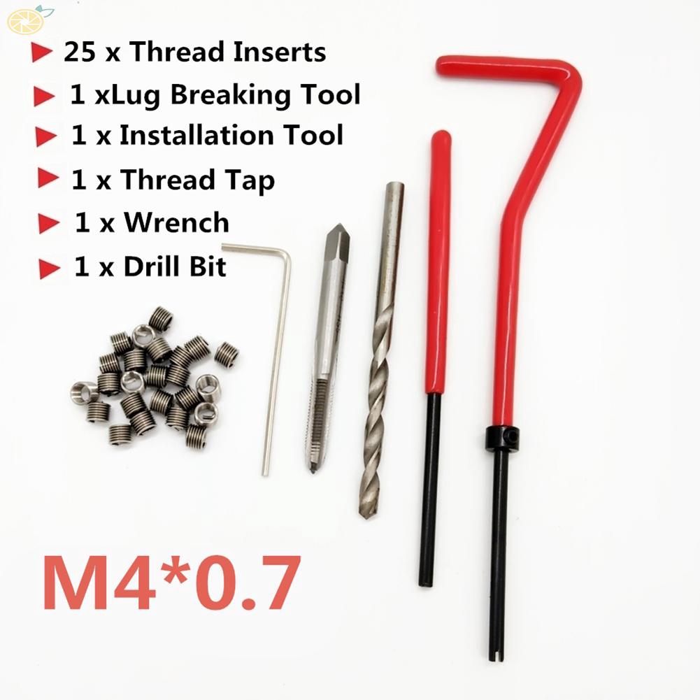 Set 30 dụng cụ tháo gỡ bu lông/ren xoắn M4*0.7