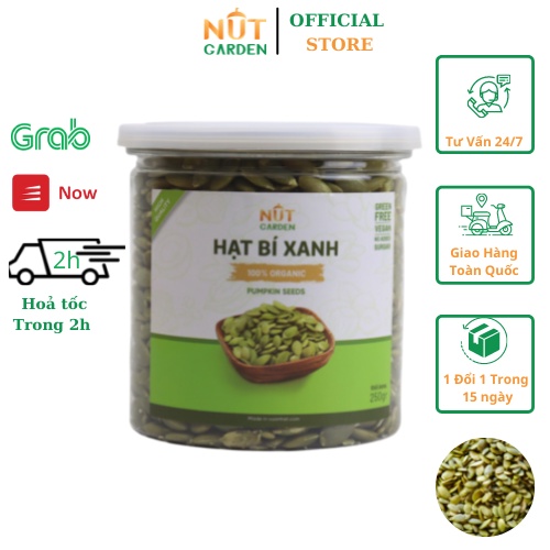 Nut Garden Hạt Bí Xanh Tách Vỏ Rang Giòn - Nhân Hạt Bí Được Nhập Khẩu Ấn Độ/Mông Cổ - 250gr, 500gr | WebRaoVat - webraovat.net.vn