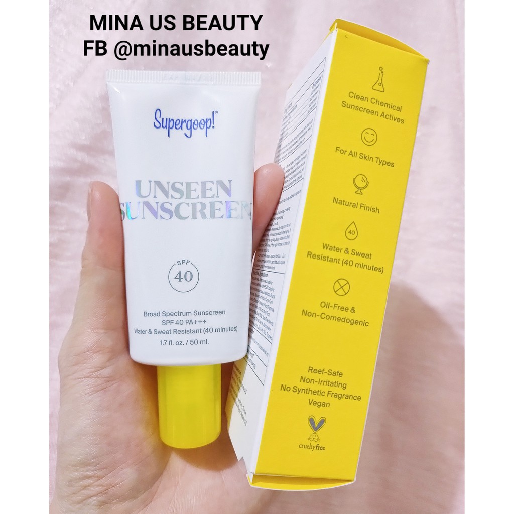 Kem chống nắng vô hình Supergoop! Unseen Sunscreen Broad Spectrum SPF 40