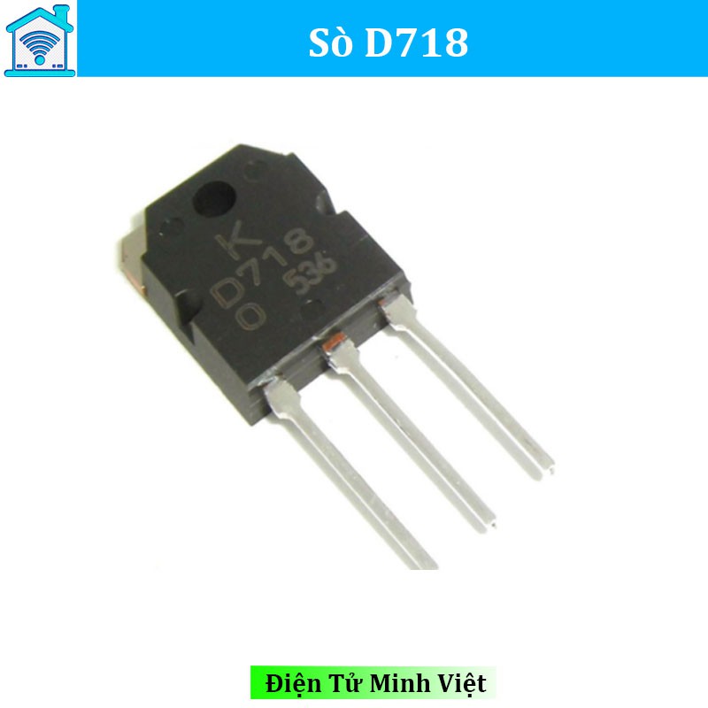 Sò âm thanh D718 TO-247 TRANS NPN 8A 120V Tiện Lợi