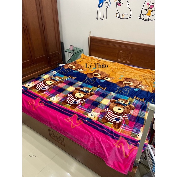 (ảnh thật) Chăn tuyết nhung, chăn nỉ 2mx2m3