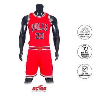 Đồ bóng rổ Actee Chicago Bulls màu đỏ