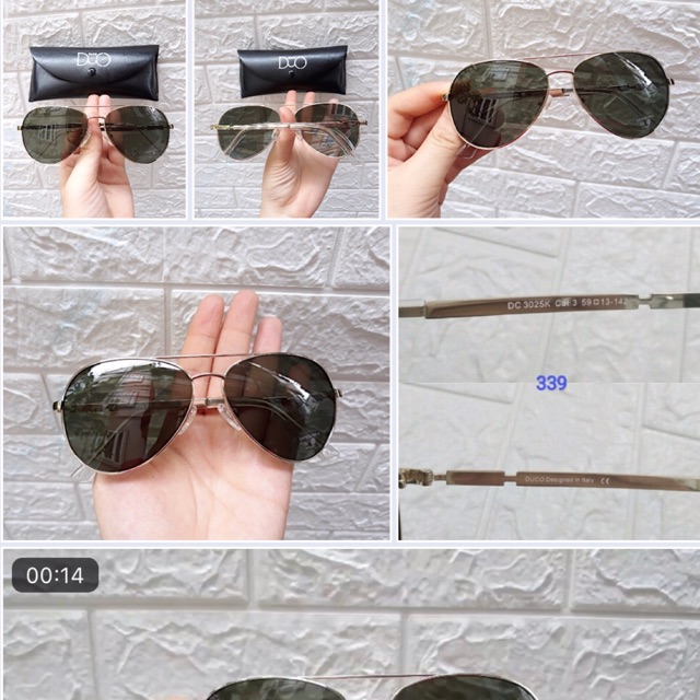 Kính DUCO Italy designed xách tay chính hãng từ Mỹ