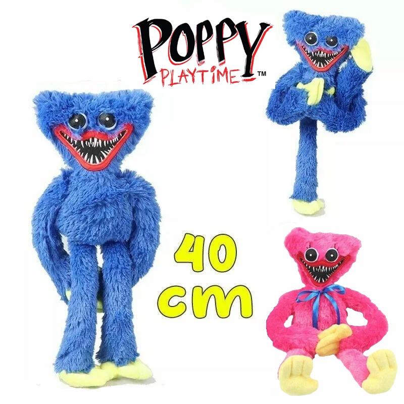 Búp Bê Nhồi Bông Huggy Wuggy Trong Poppy Playtime Vui Nhộn Làm Quà Cho Bé Tuỳ Chọn Kích Thước