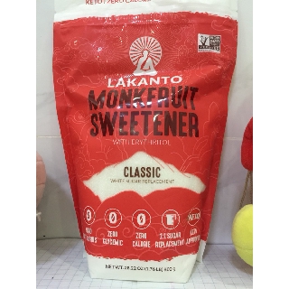 Đường ăn kiêng La Hán Quả -LAKANTO - (calories 0)-Mỹ - túi 800gr