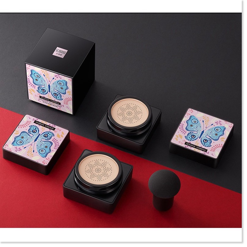 [Mã giảm giá] 🌈🍓🦋 Phấn Nước BB Cream Hình Bướm Senana Maria Kèm Bông Tán Hình Nấm Siêu Tiện Lợi | BigBuy360 - bigbuy360.vn