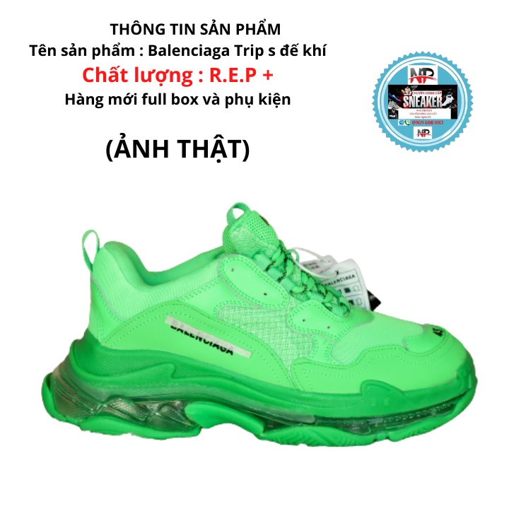 GIÀY THỂ THAO SNEAKER NAM NỮ BALENCIAGA TRIP S ĐẾ KHÍ