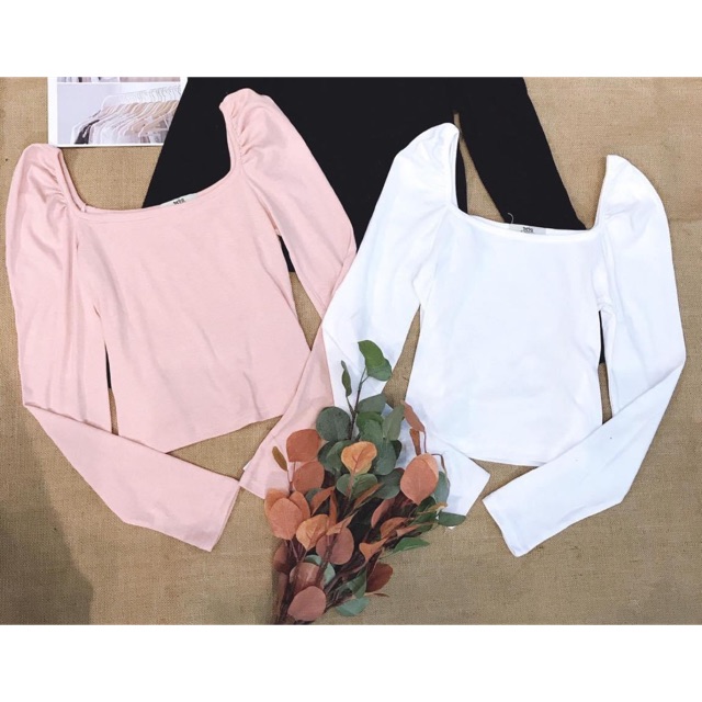 Áo thun tay phồng