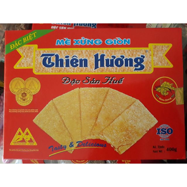 Mè xửng giòn loại hộp 400gr ( 10 hộp)