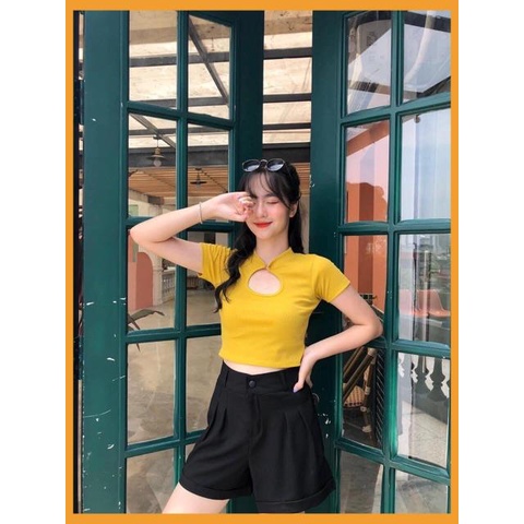 [MÃ VAY18 GIẢM 30K ĐƠN 500K] Quần Short Nữ, quần sooc nữ Gập Gấu Vải tuyết mưa 1 mềm mịn mặc mát đứng dáng form xinh | BigBuy360 - bigbuy360.vn