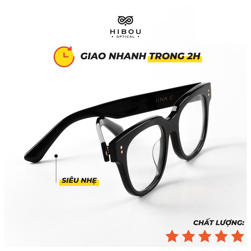 [Hàng loại 1] Gọng kính cận UNAC - Fullbox - Hibou Optical chuyên lắp cận độ cao