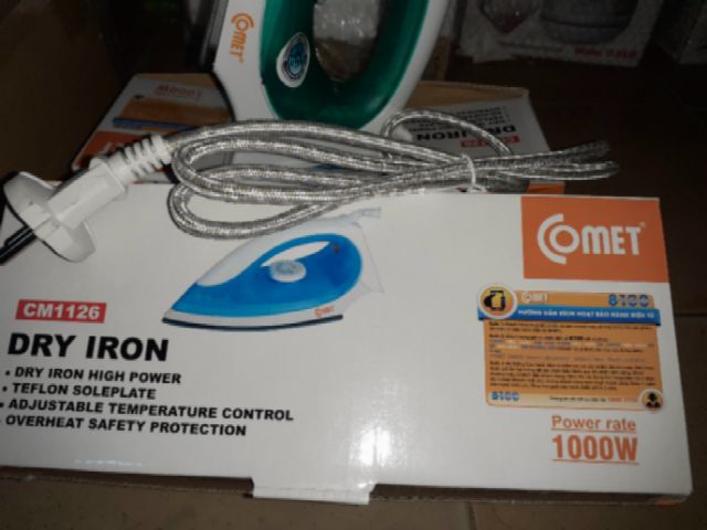 BÀN ỦI COMET ĐẾ MEN CAO CẤP
