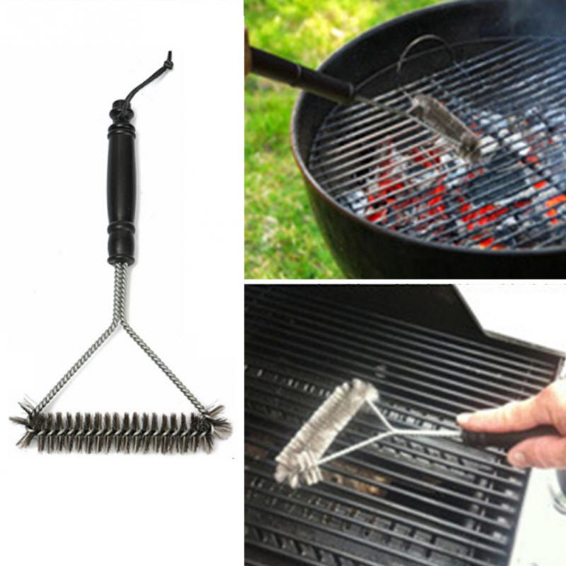 Cọ Vệ Sinh Vỉ Nướng ANAEAT Hình Tam Giác Bằng Thép Không Gỉ Cho Vỉ Nướng BBQ
