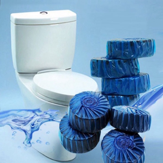 Bộ 10 Viên Khử Mùi Tẩy Bồn Cầu Thế Hệ Mới 2X Viên Thả Toilet Diệt Khuẩn Tẩy Sạch Vệ Sinh Vết Bám Bẩn