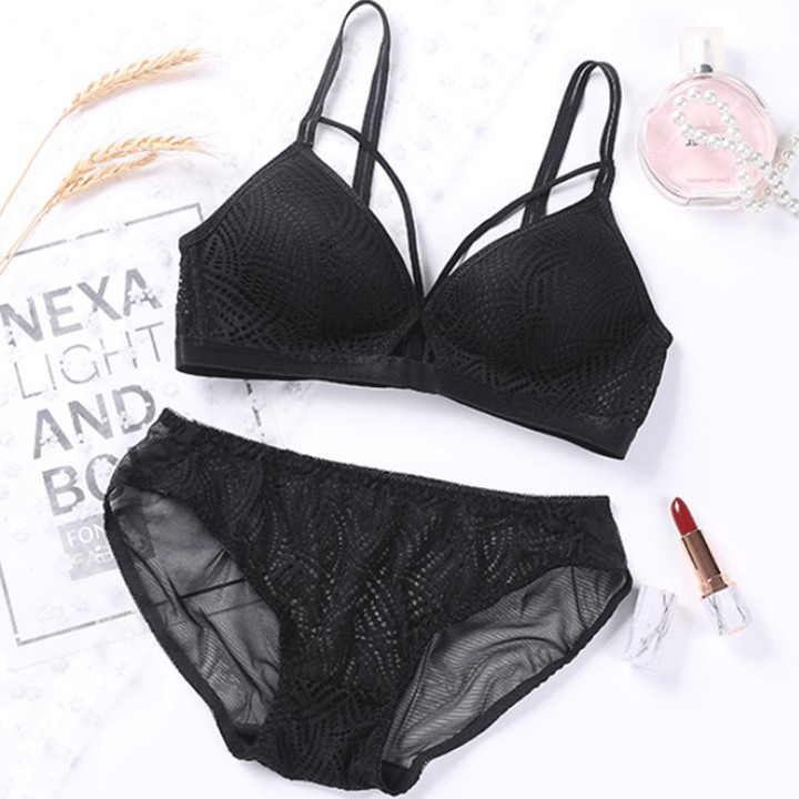 Set Bộ Đồ Lót Nữ Không Gọng Dây Chữ V | BigBuy360 - bigbuy360.vn