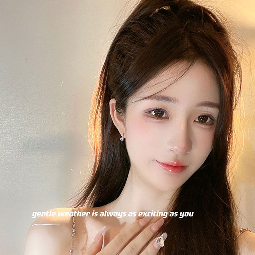 Khuyên Tai Đính Đá Zircon Mini Cao Cấp Mẫu Mới 2022 Dành Cho Bạn Nữ