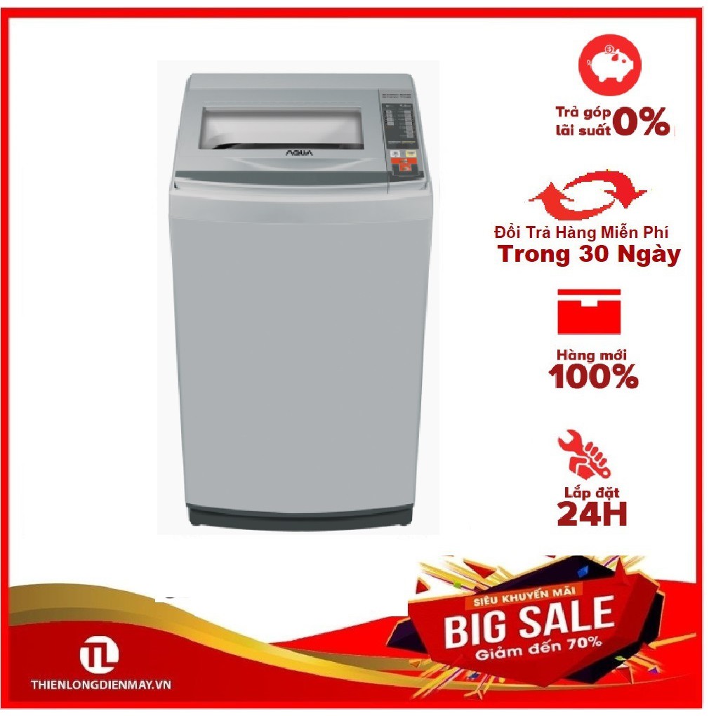 Máy Giặt Cửa Trên Aqua AQW-S72CT 7.2kg (SHOP CHỈ BÁN HÀNG TRONG TP HỒ CHÍ MINH)