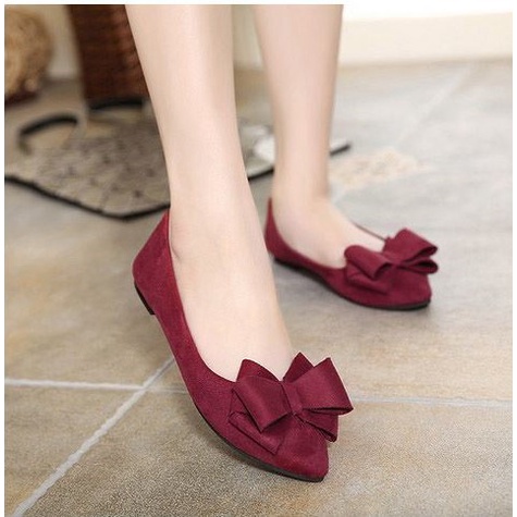Giày búp bê nữ mũi nhọn cao cấp giày nữ hot trend đế bằng giá rẻ sang trọng -TKB- GBB01GBB01
