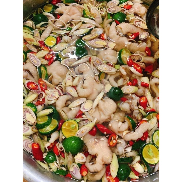 Chân gà rút xương tươi, đóng gói sạch sẽ, chân bự đẹp.Net 6