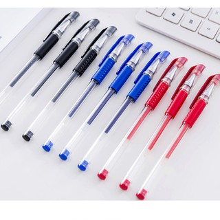 Sét 10 bút bi nước 3 màu xanh đỏ đen