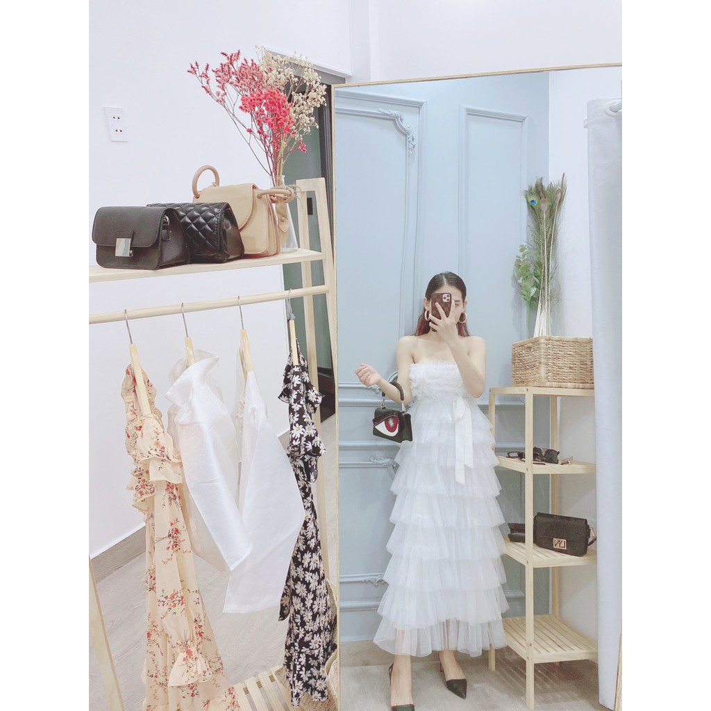 [Mã WASTGO hoàn 10% xu đơn 99k] Đầm dự tiêc sang chảnh xếp tầng Verosa Dress | BigBuy360 - bigbuy360.vn