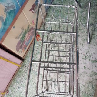Kệ dép inox 4 tầng