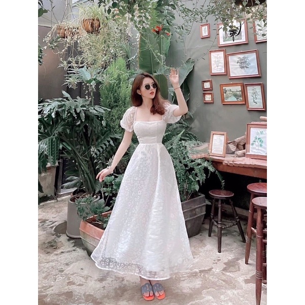 Váy Maxi hở lưng đi biển chụp kỉ yếu Bigsize 4thNovember