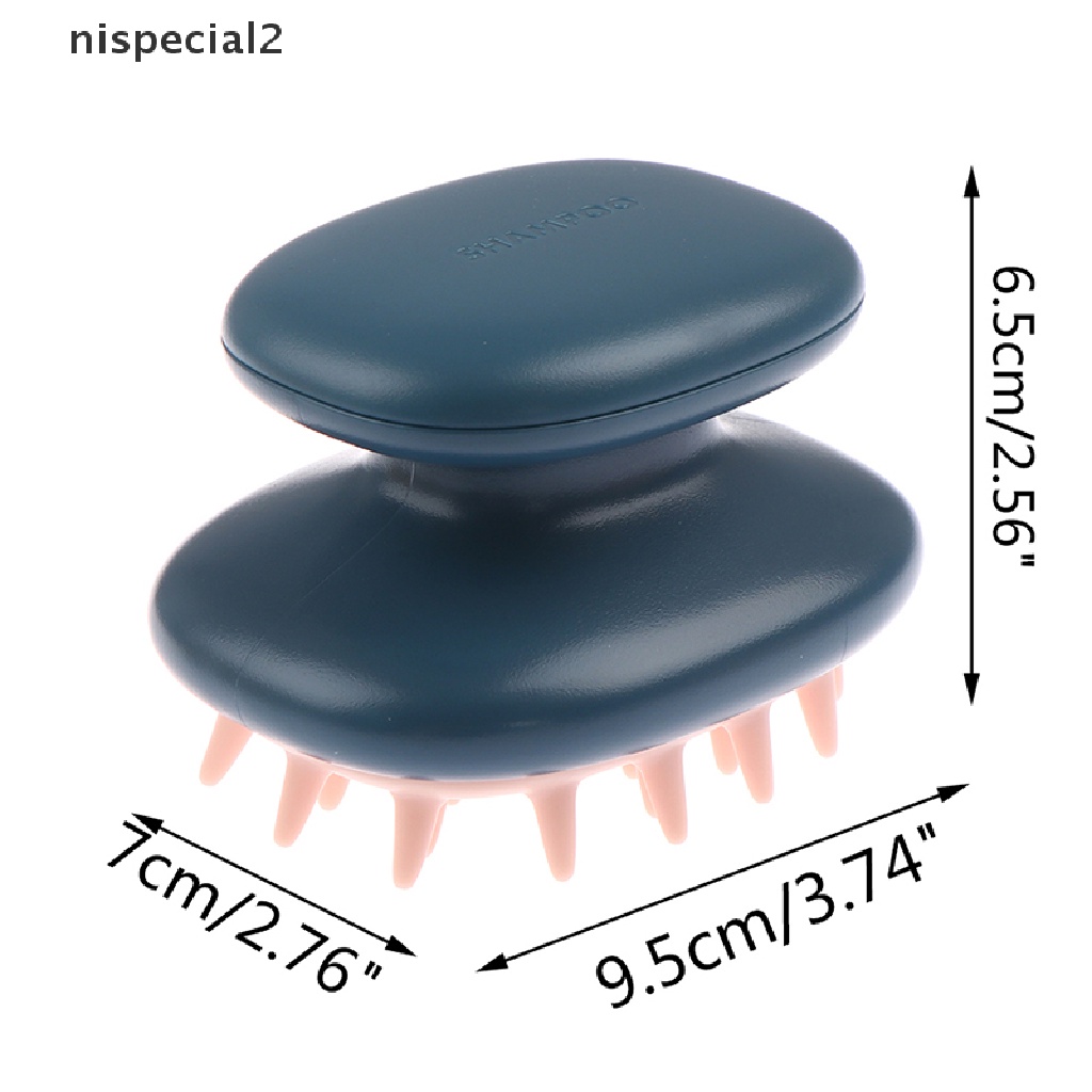 Lược Silicone Mát Xa Da Đầu Tiện Dụng