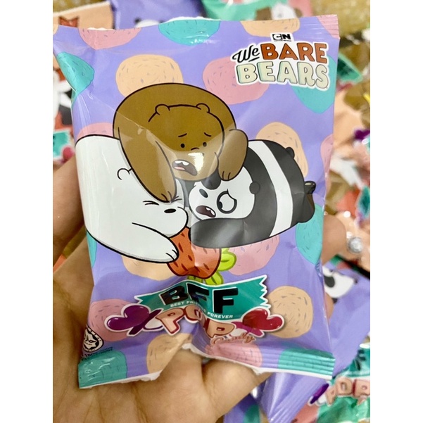 Kẹo nhẫn hình gấu hoặc trái tim BFF pop Thái Lan