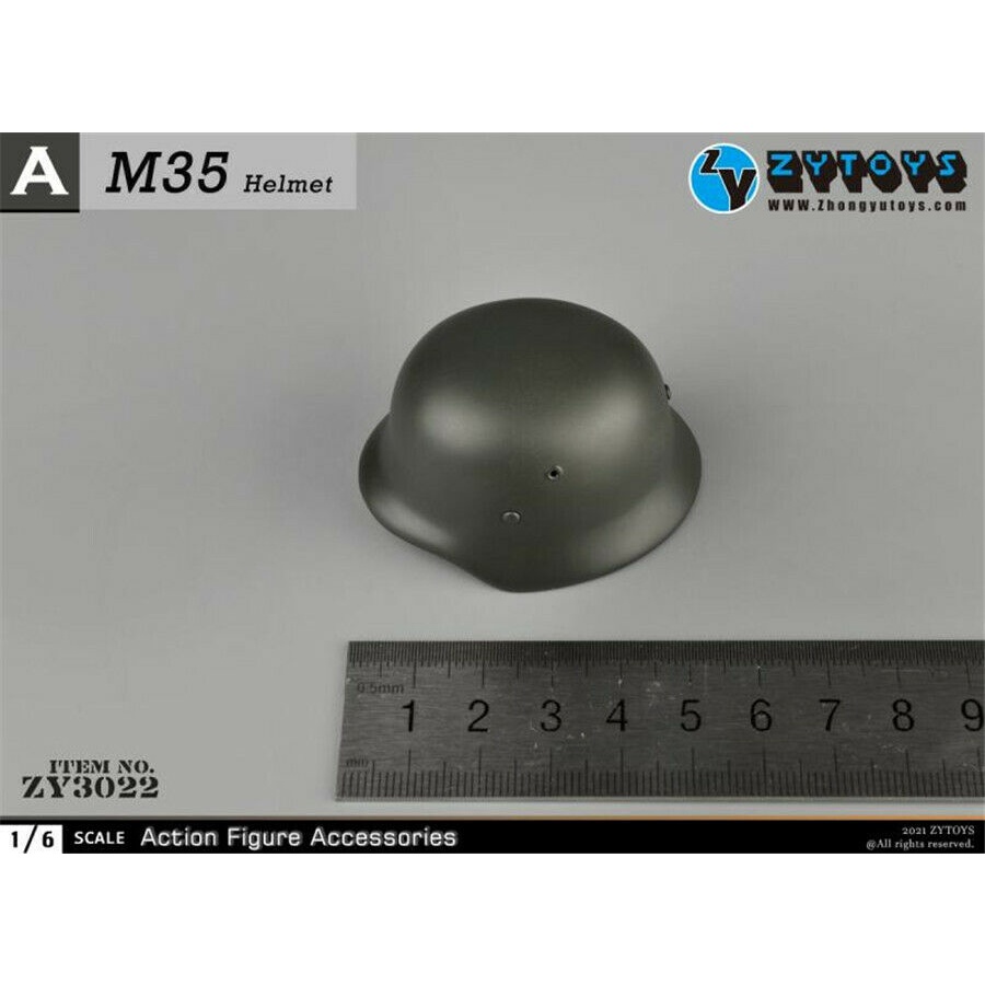 Mô Hình Mũ Bảo Hiểm ZYTOYS ZY3022 1/6 WWII Đức M35 12 Inch