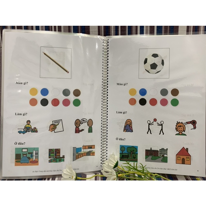 Combo giúp bé Phát Triển Ngôn Ngữ/Học liệu cho trẻ chậm nói-tự kỉ