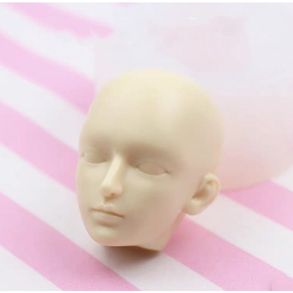 Khuôn silicone trong dẻo mặt nam nặn tượng đất sét, chibi, clay doll