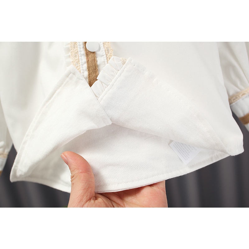 Đầm Công Chúa Họa Tiết Sọc Caro Phong Cách Lolita Hàn Quốc Thời Trang Mùa Thu Cho Bé Gái