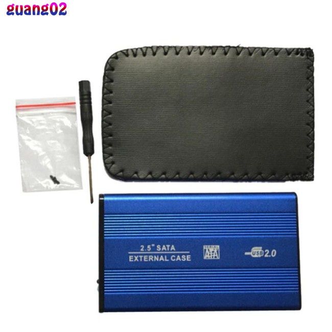 Hộp Đựng Ổ Cứng Ngoài Gua 2.5 Inch Usb 2.0 Sata Hdd Bằng Hợp Kim Nhôm Ốp | BigBuy360 - bigbuy360.vn