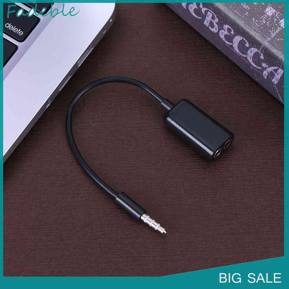 Dây Cáp Tách Tai Nghe 3.5mm Male Sang 2 Female