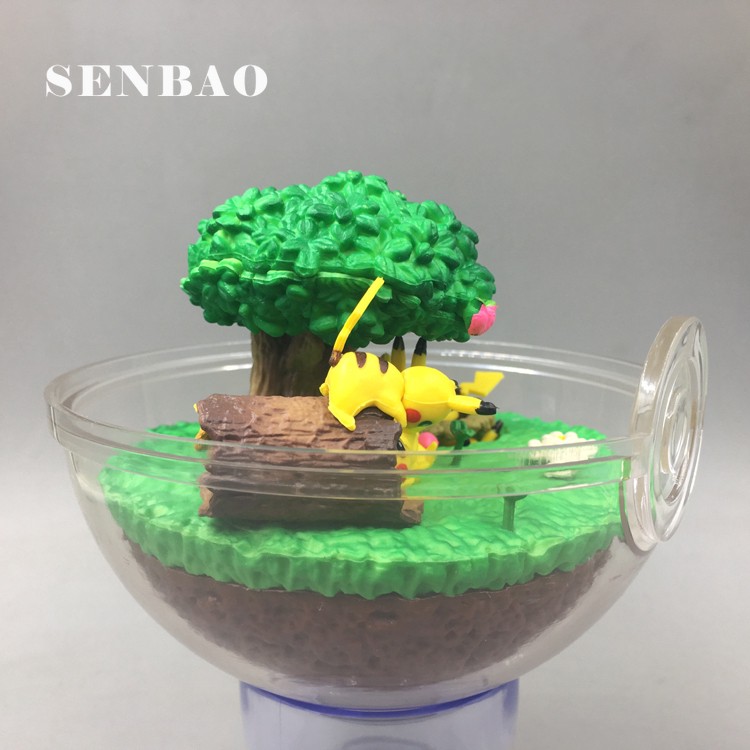 Hộp Đồ Chơi Quả Bóng Nhựa Acrylic Trong Suốt Hình Quả Cầu Pokemon