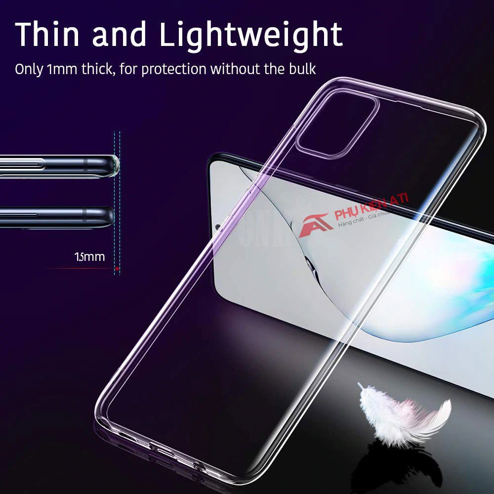 Ốp lưng Samsung S23/ S23 Plus Note 20 Note 10 Lite / S20 plus/ S21 Plus/ S22 Ultra - Dẻo Trong suốt- Loại dày lâu ố vàng