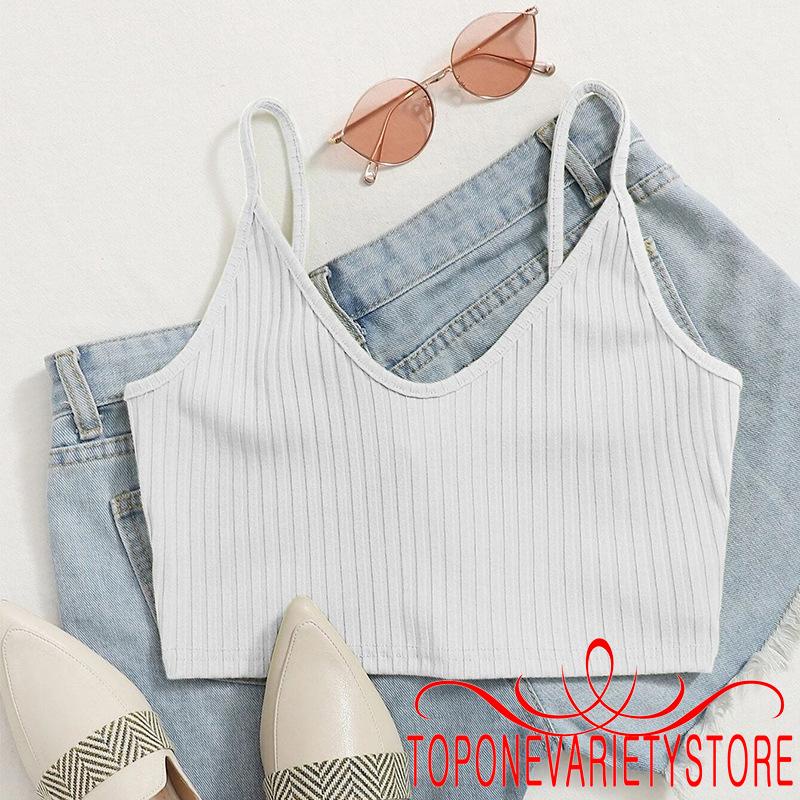 Áo lửng hai dây màu sắc thời trang dành cho nữ