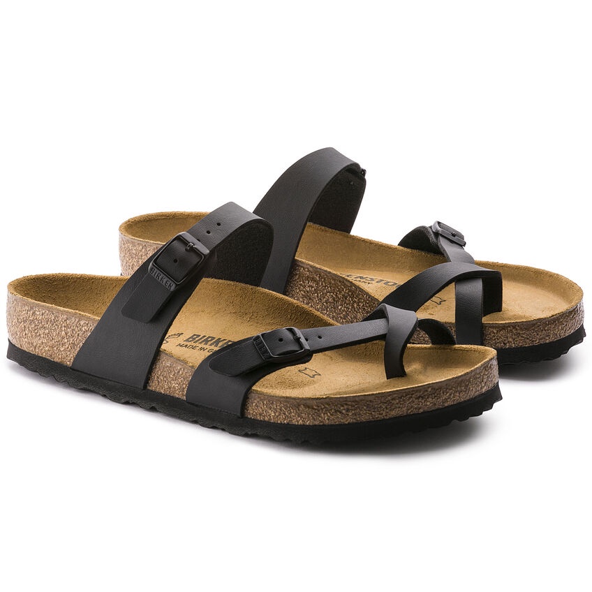 Dép Quai Ngang Nam BIRKENSTOCK Mayari Birko-Flor Black BCK71791 Màu Đen