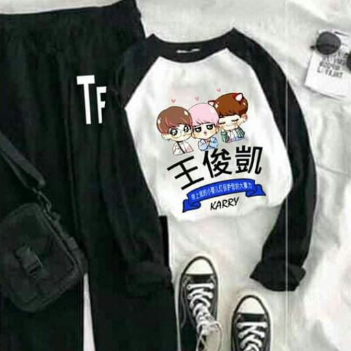 - Áo TFBOYS Tay Dài in free theo yêu cầu khách