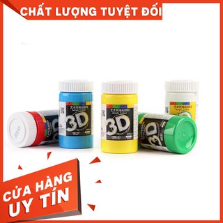 combo 10 màu vẽ acrylic 3d 300ml theo yêu cầu