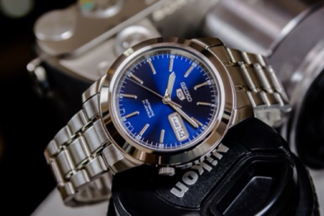 Đồng hồ nam Seiko 5 Blue Steel - SNKE51K1