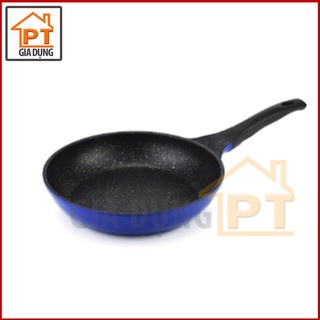 Chảo rán cao cấp Goldsun chính hãng chống dính 5 lớp đúc vân đá HMDT28 HMDT26 xanh